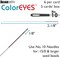 The Beadsmith ColorEYES Beading Needles, Black Colored Tip for Easy Identification of Size, Use for Loom Weaving Bead Work, Off-Loom Stitch & Jewelry Making w/Seed Beads
